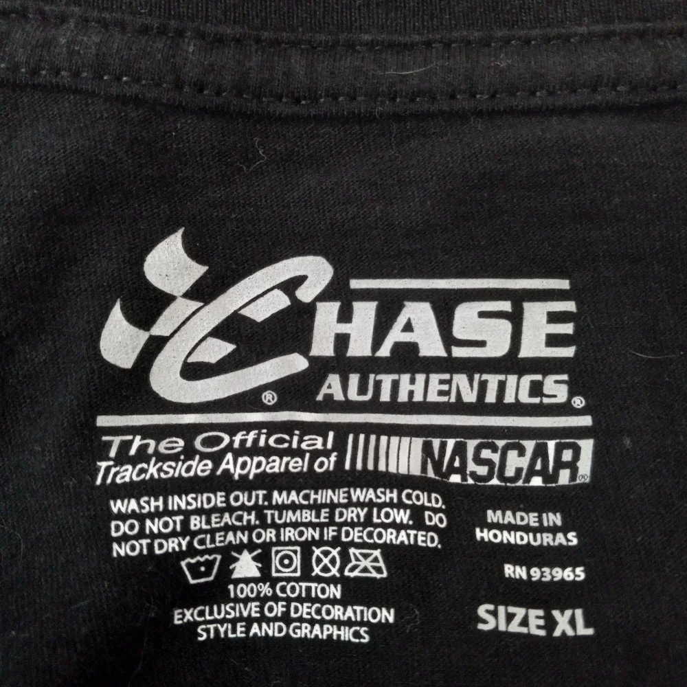 Chase Authentics Kyle Busch Nascar Racing Rhinestone Tee - Picture 5 of 7